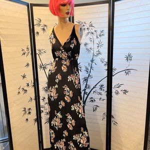 Floral print maxi dress